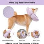 H HIDREAM waterproof soft pet cone showing the elastic adjustment band