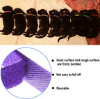 Adjustable hook and loop fastener detail on pet ID band