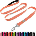 Dog Leash 6 FT Padded Handle Nylon Reflective Dogs Leashes for Medium Dogs Black - Image 11