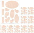 RadBizz Moleskin Adhesive Pads front view of 110 piece pack for blister prevention