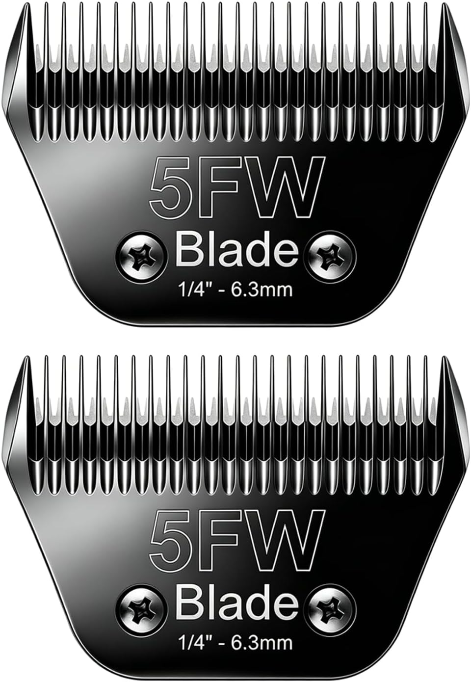 Dog Grooming Clipper Blades Replacement Compatible with Andis Dog Clippers,Most OsterA5, Wahl KM Series Pet Clippers (Black(5FC)) - Image 14