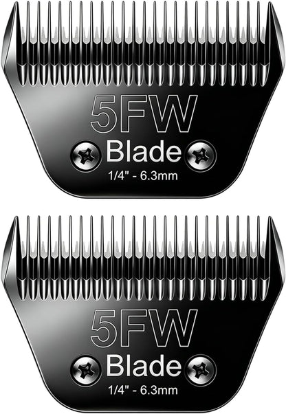 Dog Grooming Clipper Blades Replacement Compatible with Andis Dog Clippers,Most OsterA5, Wahl KM Series Pet Clippers (Black(5FC)) - Image 14
