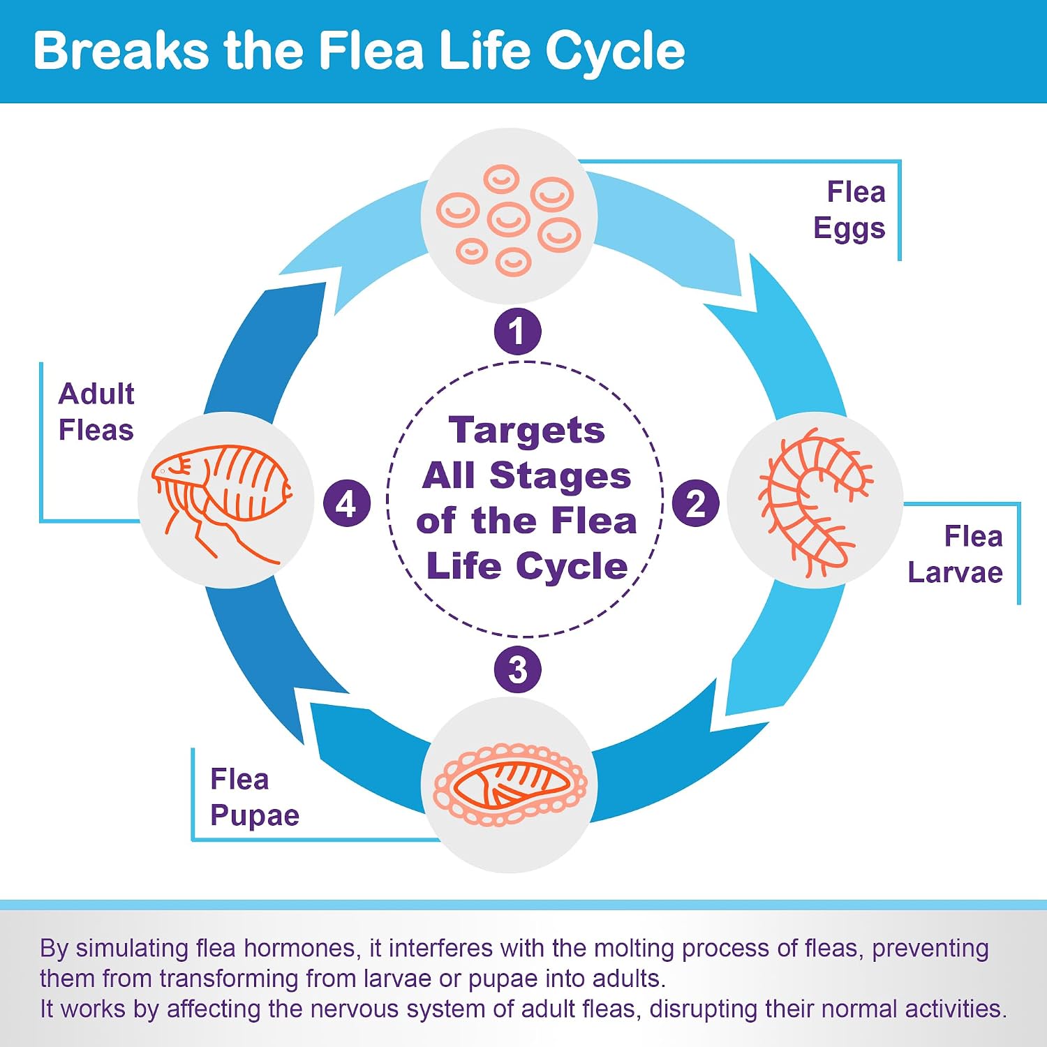 ProElobara cat flea drops tube close up view showing convenient applicator design