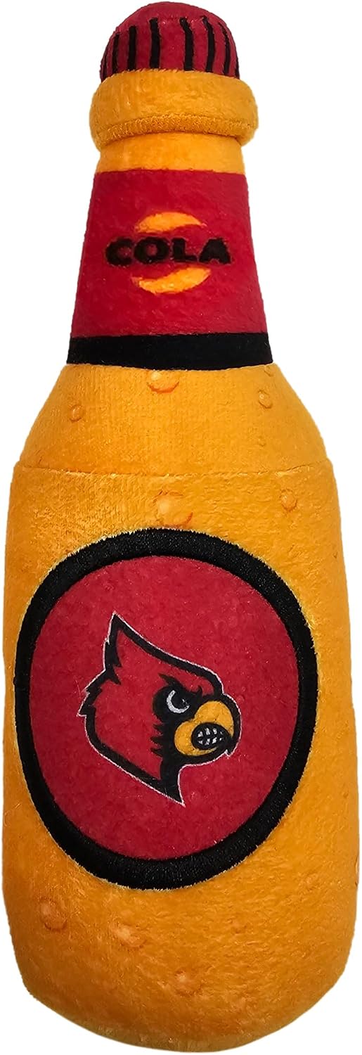 NCAA Purdue Boilermakers Beer Bottle Plush Dog & CAT Squeak Toy- Cutest Stadium SODA Bottle Snack Plush Toy for Dogs & Cats with Inner Squeaker & Beautiful Football/Basketball Team Name/Logo - Image 9