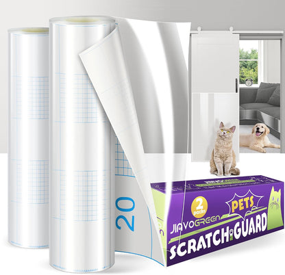 JINVOGREEN Cat Scratch Furniture Protector, 196.8" x 11.8" Couch Protector from Cat Claws, Thickened Transparent Self-Adhesive Furniture Protectors for Couch Protection from Cat Scratching - Image 10