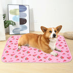DELIFUR machine washable dog cooling mat being cleaned