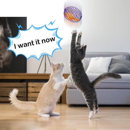 Five pack of stretchable action kitten toys imported from the USA