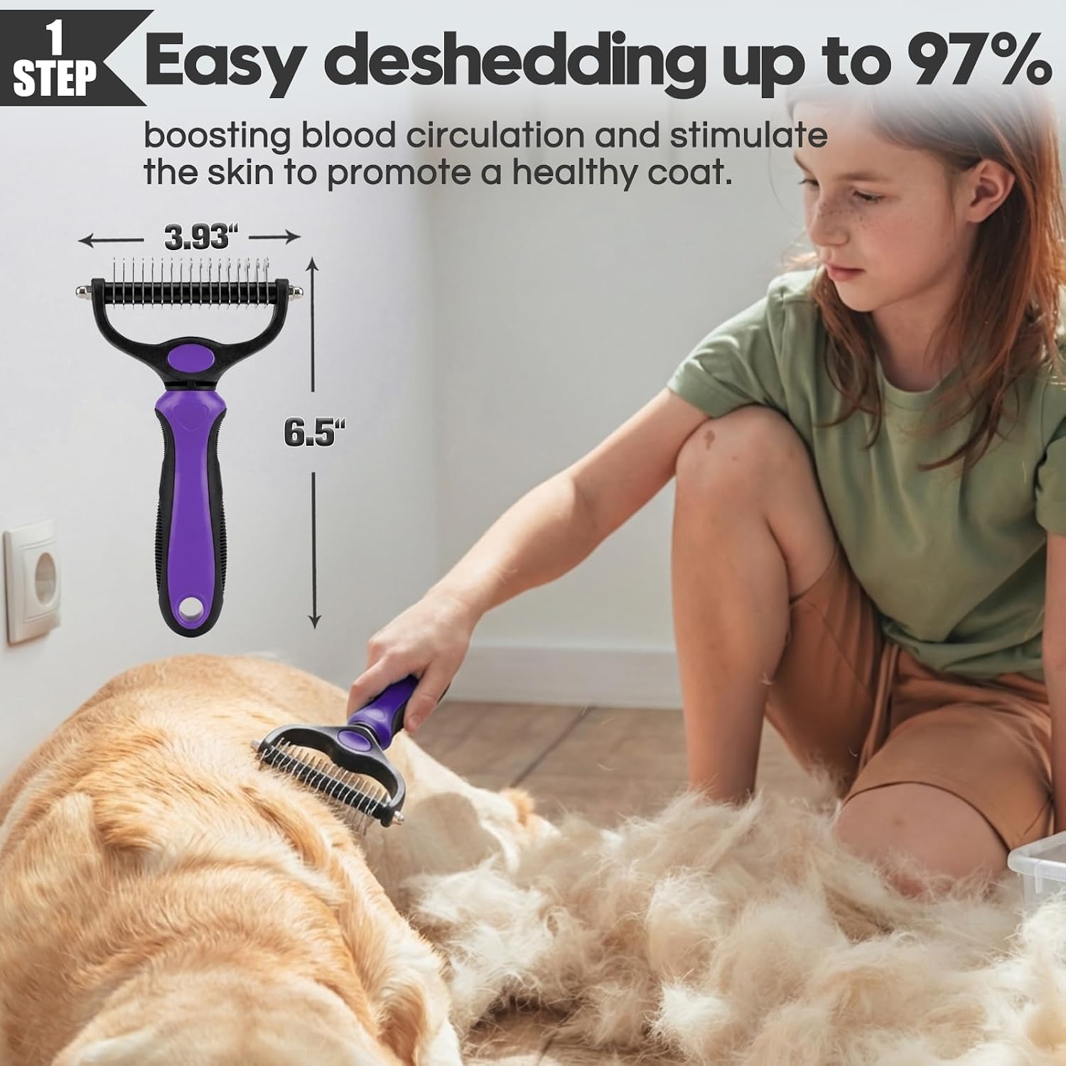 Bonteck rubber pet bath brush with soft massage tips for boosting shampoo lather during dog grooming.