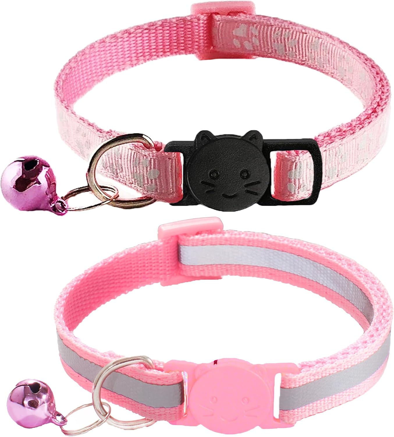 Zulinlong sky blue claw print design safety collar for small pets