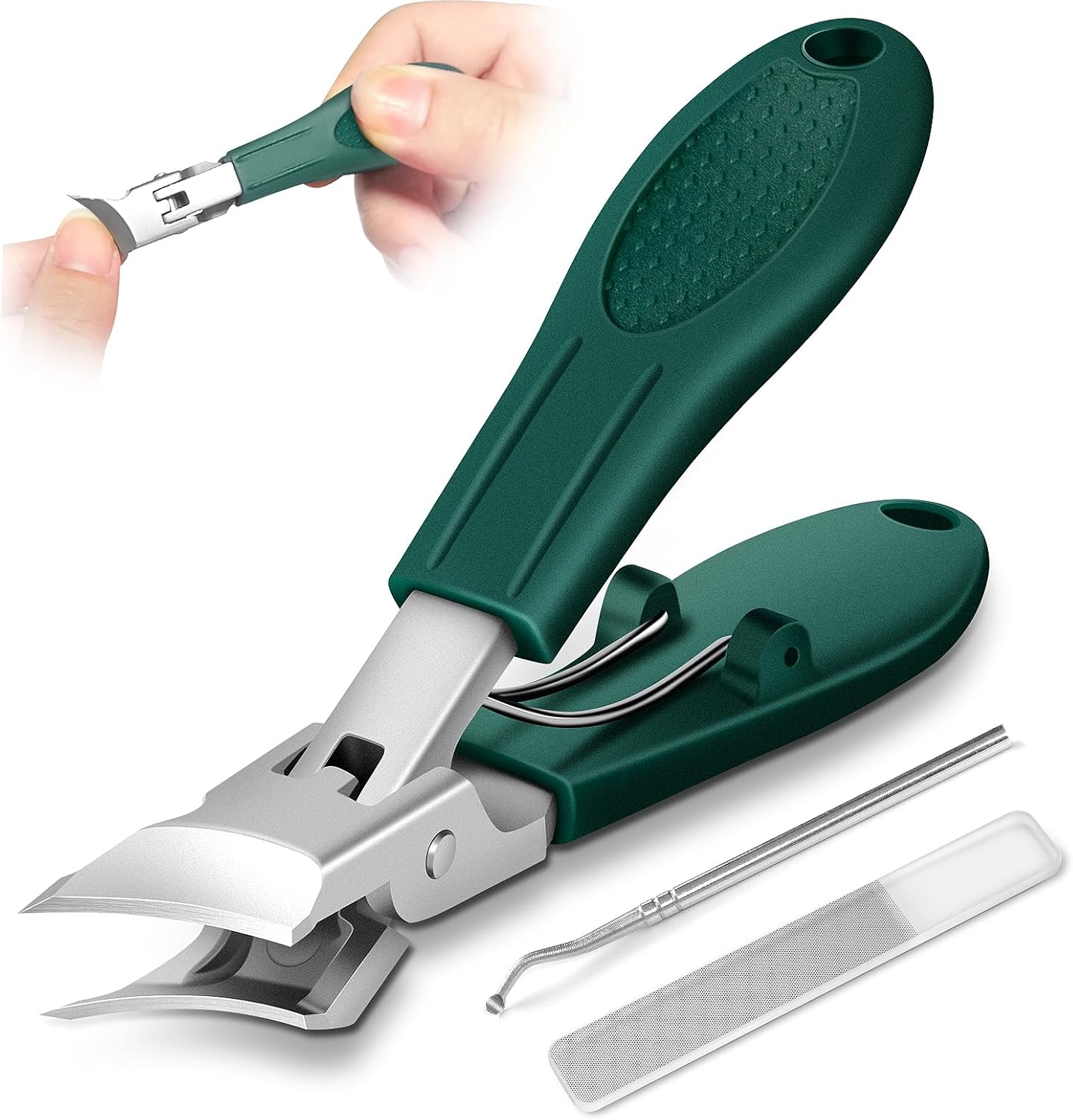 Xeaejex Eagle Beak Beveled Nail Clipper 3 piece set front view