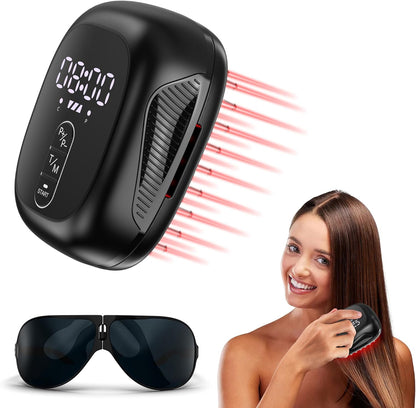 KTS Laser Therapy Hair Growth Comb front view for hair regrowth