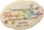 Fox Valley Traders Custom Forever Pet Memorial Garden Stone, Customized Indoor/Outdoor Dcor, Crafted with 100% Resin, Loss of Pet Sympathy Gift - Measures 12" Long x 7 1/2" Wide x 1/2" High - Image 10