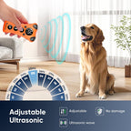 PawBehave ultrasonic trainer showing LCD screen and control buttons