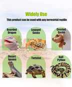 Easy to clean washable reptile enclosure liner being wiped with a damp cloth