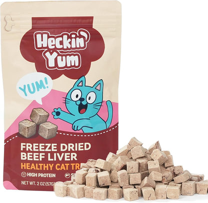 Freeze Dried Chicken Cat Treats, Single Ingredient Chicken Breast Cat Snacks, High Protein Grain-Free Food Topper for Picky Cats, 4 oz - Image 10