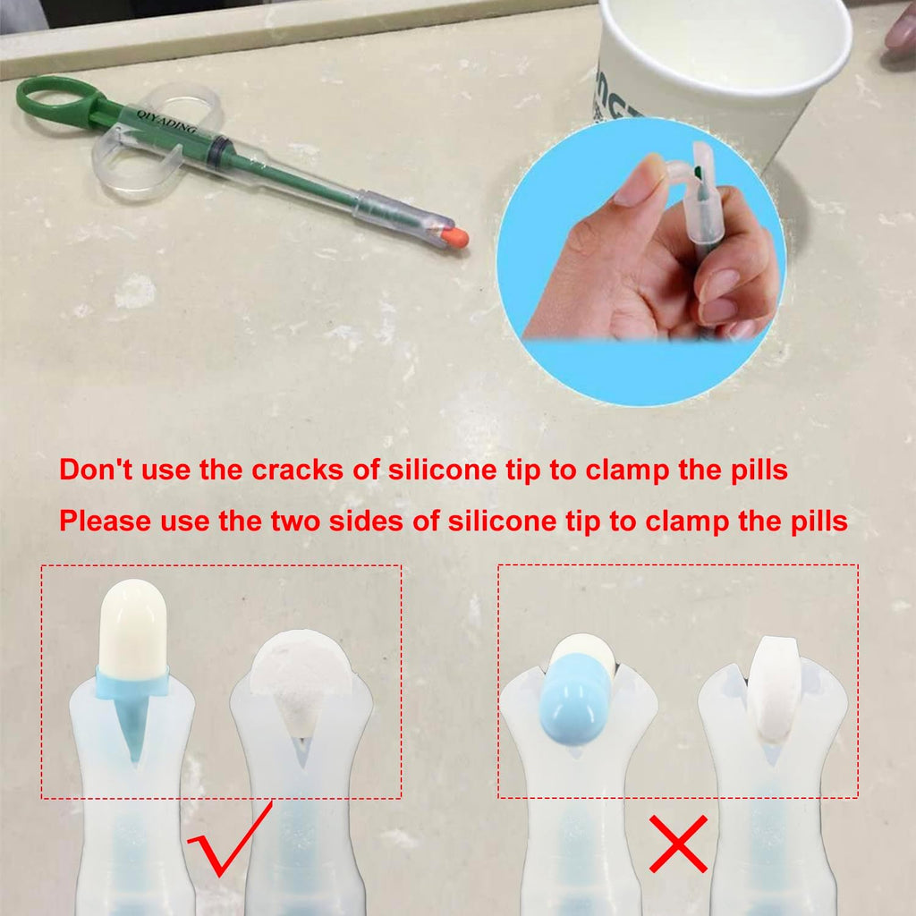 Side profile of the reusable silica gel pet medicine feeding syringe