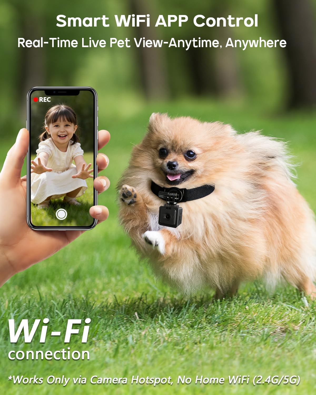 AEZ Pet Camera wearable device close up