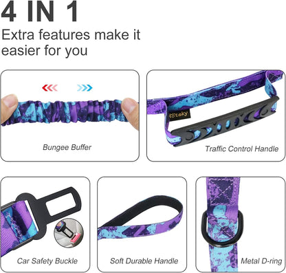 Hotsky tactical pet lead detailing the aviation grade aluminum locking carabiner