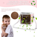 Guinea Pig Carrier Bag with Water BottleTravel Portable Small Animal Carrier Sling Pouch, Clear Window Carrier Backpack for Hamster Bunny Gerbil Hedgehog Sugar Glider Lizard Bird.(Pink) - Image 7