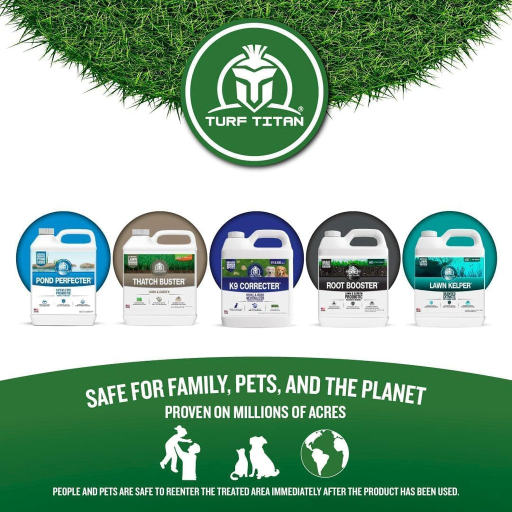 Turf Titan K9 Correcter Dog Urine Neutralizer for Lawns (32 oz) - Fights Yellow Spots and Odors - Grass Dog Urine Neutralizer to Grass Recovery with Weekly Use - Covers Up to 6,000 Sq Ft - Image 9