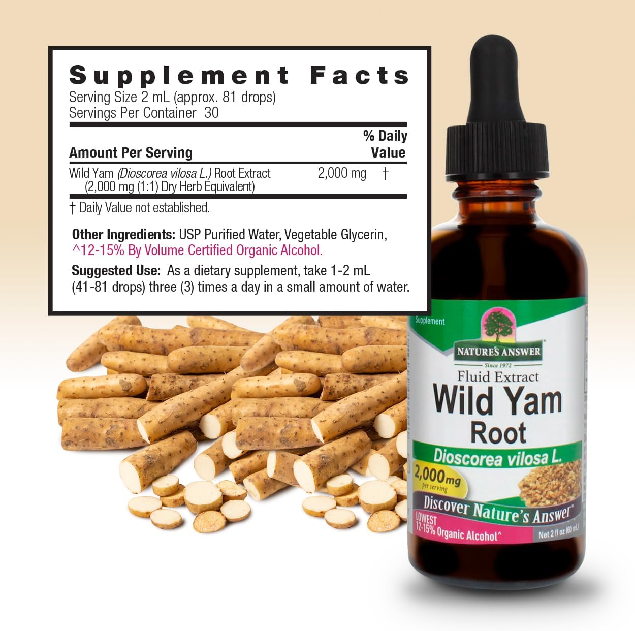 Authentic USA imported Nature's Answer liquid herbal supplement for women