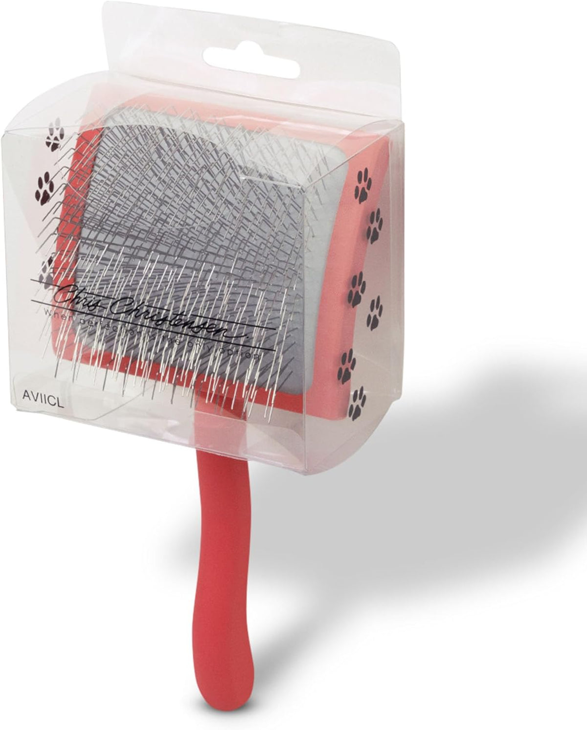 Chris Christensen Big G Dog Slicker Brush for Dogs (Goldendoodles, Labradoodles, Poodles), Groom Like a Professional, Fluff Detangle Style, Saves Time Energy, Coral, Large - Image 9