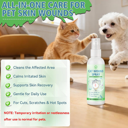 Lick safe cat scratching irritation and bug bite soothing solution