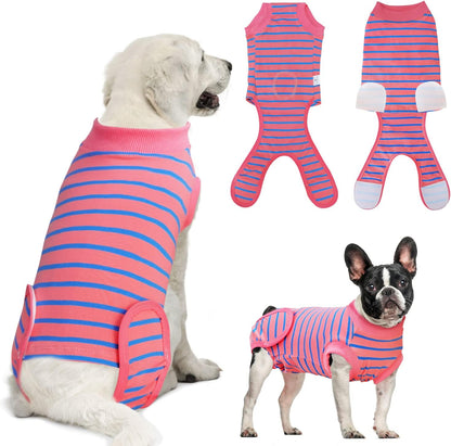 Karoku machine washable protective dog clothing size small side view