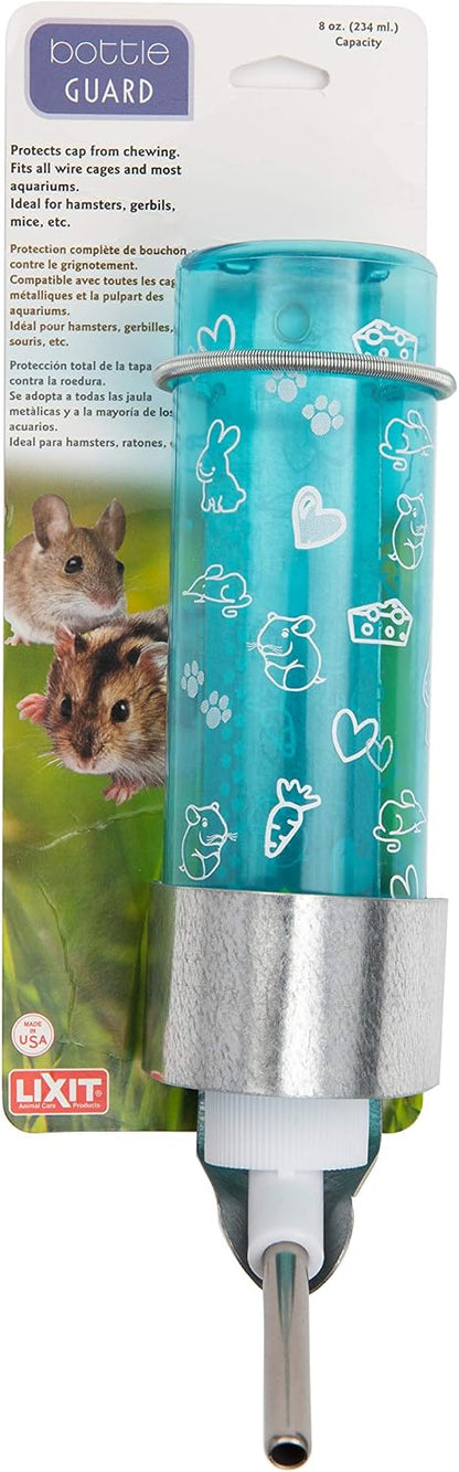 Lixit Wire and Aquarium Cage Water Bottle Chew Guard for Guinea Pigs, Rats, Rabbits, Ferrets Hamsters and Other Small Animals. (8oz),Silver - Image 12