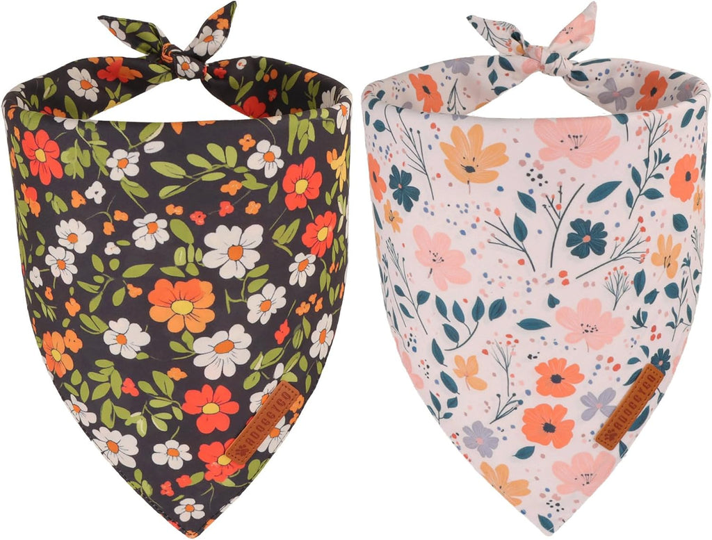 ADOGGYGO large size pet bandana with exquisite handmade stitching