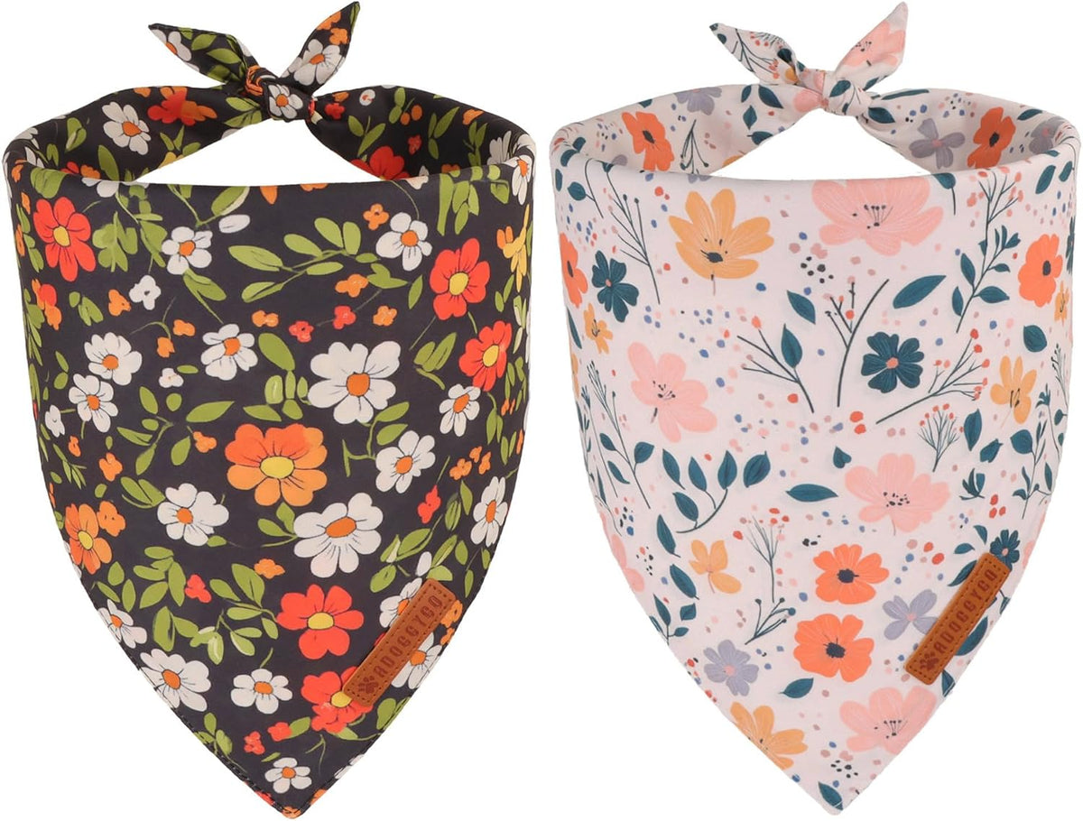ADOGGYGO large size pet bandana with exquisite handmade stitching