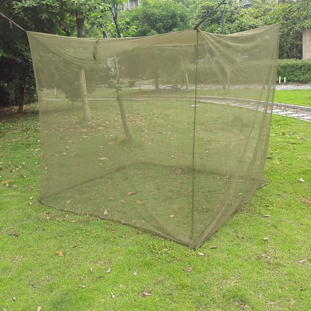Mochuliu military green mosquito net tactical front view