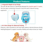 Side profile of 20ml pet feeding bottle for newborns