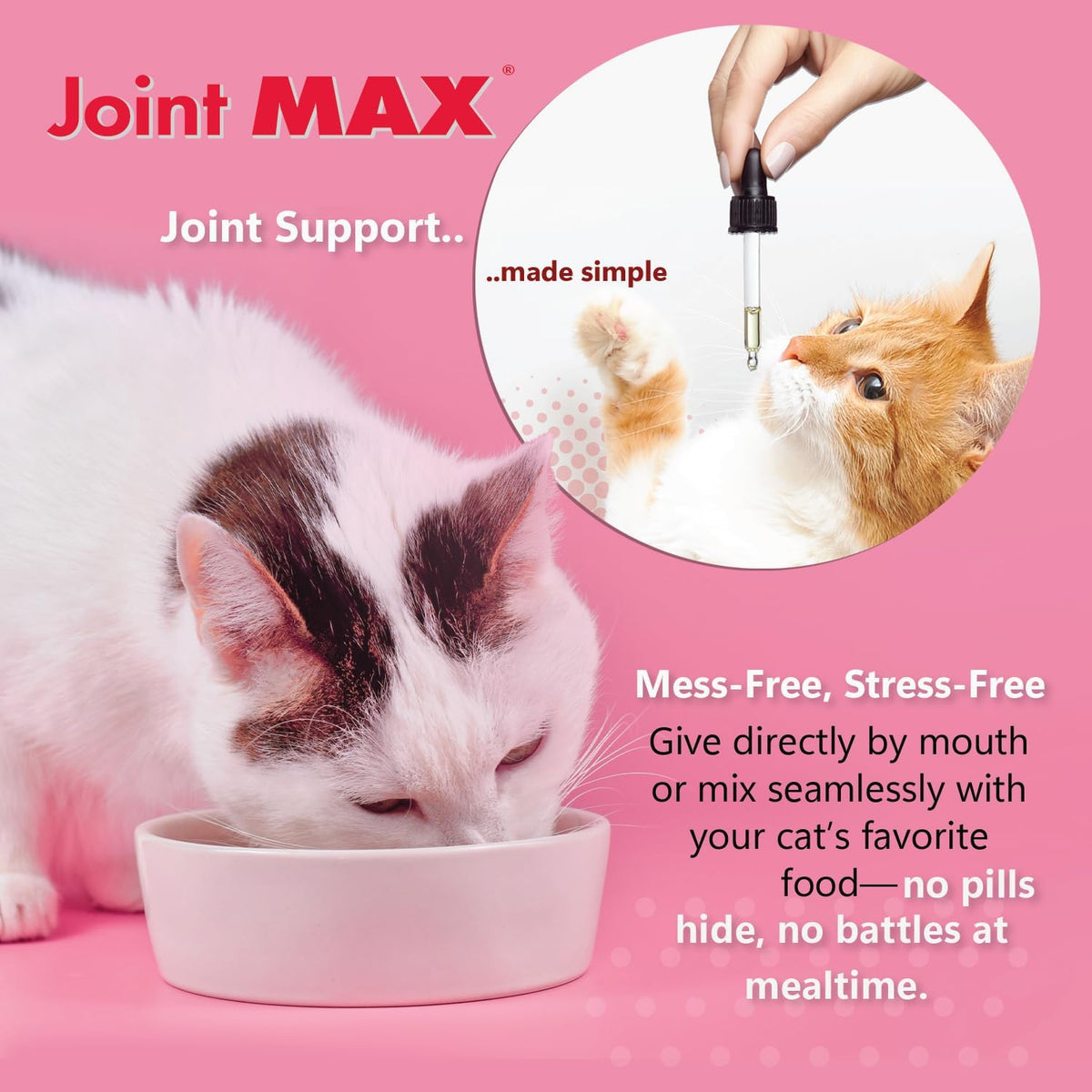 Liquid for Cats - Joint & Mobility Support Supplement with Glucosamine, MSM, Chondroitin, Omega-3 - Helps Ease Stiffness & Discomfort - 2 fl oz - Made in USA - NASC Certified - Image 11