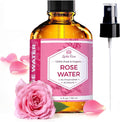 Leven Rose pure Moroccan rose water spray bottle front view