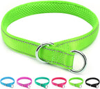 Reflective Slip Dog Collar, Loop Dog Collar for 44-75 lbs Dogs Nylon Collars with Soft Padded for Pet Training- Pink 1" W x 22" L (Fits Neck 15.7"-19.7") - Image 10
