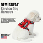 Five pieces interchangeable patches for Demigreat service dog vest