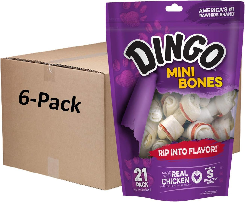Dingo 95014 Mini Bones, Rawhide For Small/Toy Dogs, Red,14-Count - Image 11