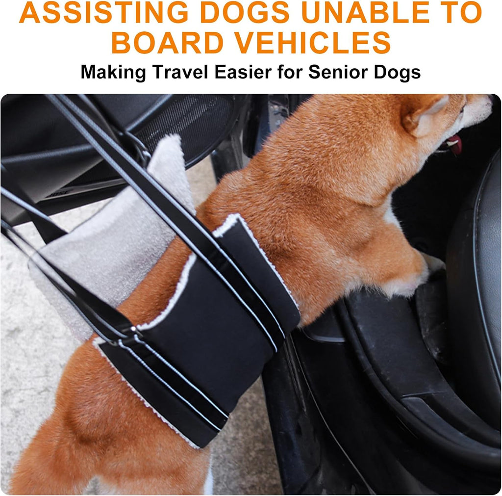 Durable Oxford fabric exterior of portable dog lift sling