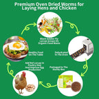 Nutritional benefits label for Kayhen non-GMO poultry treats