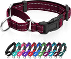 Reflective Martingale Dog Collars. Dog Collar with Quick Release Buckle. Adjustable Soft Padded Breathable Nylon Pet Collar Suitable for Puppies for Small Medium Large Dogs. - Image 10