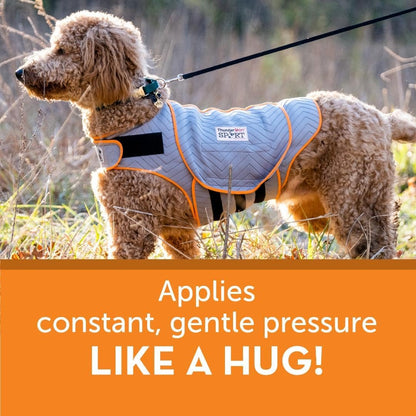 Thundershirt drug free dog calming vest package and included instructions