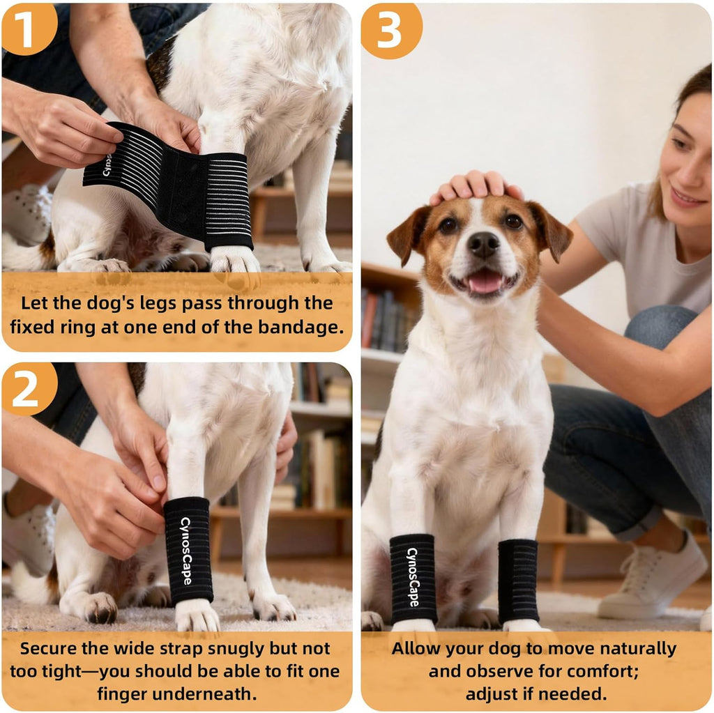 Detailed view of breathable fabric on Cynoscape dog brace