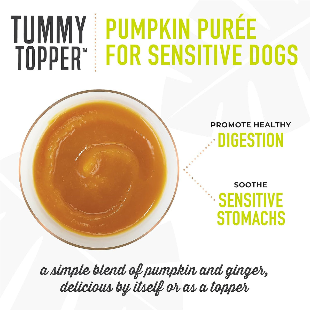 Tiki Dog natural tummy topper for dog digestive health relief
