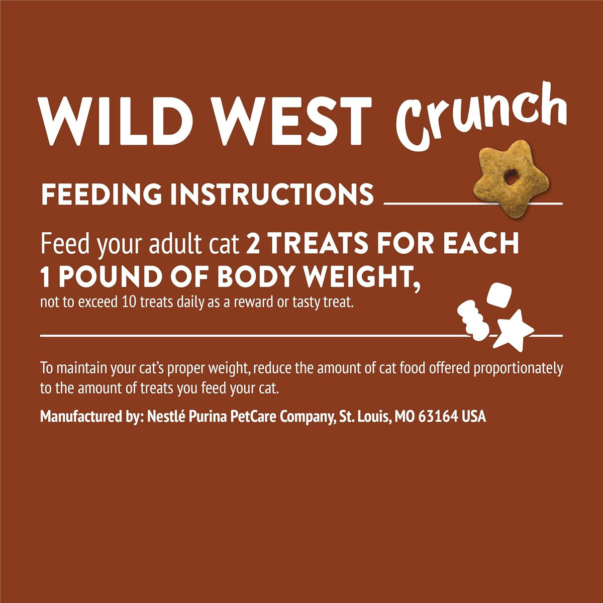 Purina Friskies Cat Treats, Party Mix Wild West Crunch - (Pack of 10) 2.1 oz. Pouches - Image 10