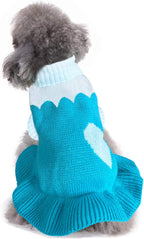 Packaging view of the CHBORCHICEN cozy winter pet sweater for small breeds and cats.