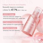 Close-up of Medicube PDRN Pink Serum label and volume