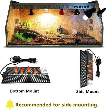 KABASI waterproof reptile heating pad packaging and accessories
