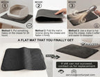 Phthalate free non slip pet mat protecting hardwood floors from stains