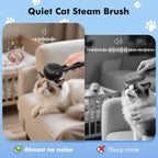 LACOKI pet grooming brush highlighting the coated stainless steel massaging teeth.